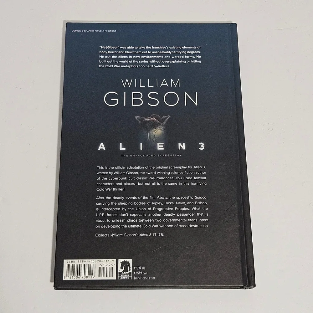Dark Horse Comics alien unproduced